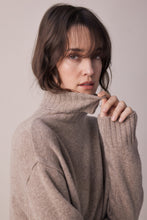 Load image into Gallery viewer, Wool Turtleneck midi dress
