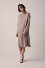 Load image into Gallery viewer, Wool Turtleneck midi dress
