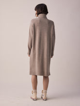 Load image into Gallery viewer, Wool Turtleneck midi dress
