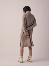 Load image into Gallery viewer, Wool Turtleneck midi dress

