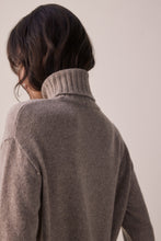 Load image into Gallery viewer, Wool Turtleneck midi dress
