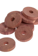 Load image into Gallery viewer, Red Cedarwood Rings cotton bag 10pcs
