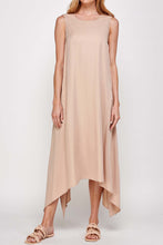 Load image into Gallery viewer, Asymmetric Hem Midi Dress
