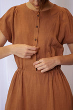 Load image into Gallery viewer, Button front midi dress
