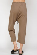 Load image into Gallery viewer, Garment dye cotton drawstring  baggy pants
