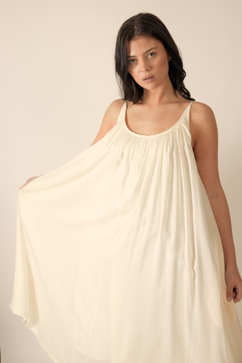 Low back cami dress
