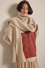 Load image into Gallery viewer, Wool cashmere blend turtleneck tunic
