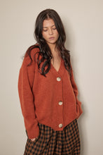 Load image into Gallery viewer, Alpaca wool blend button-down cardigan
