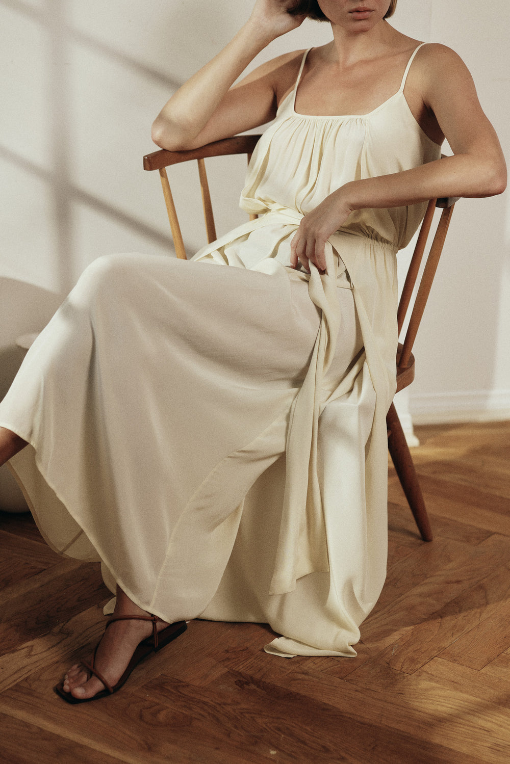 Tie Front Maxi Dress
