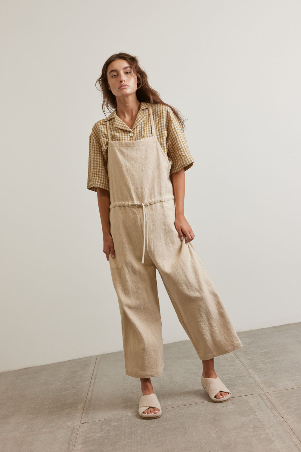 Tie Waist Overall